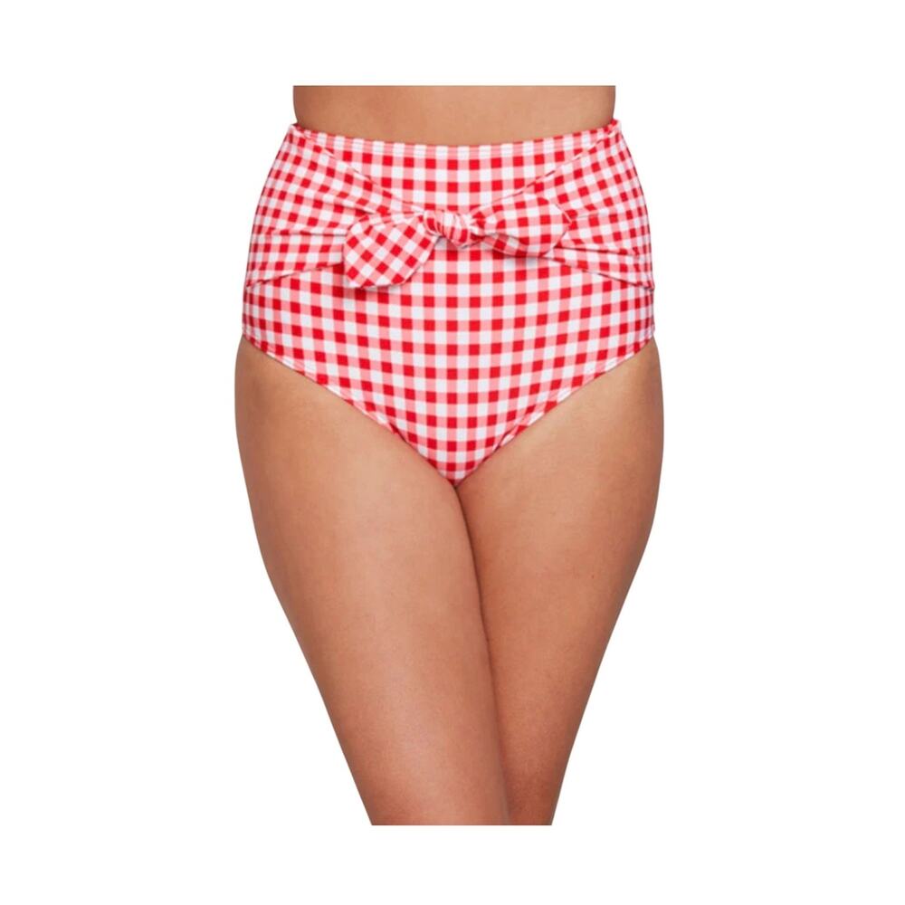 new DM Fashion large front tie high waist retro bikini SW2 3451
